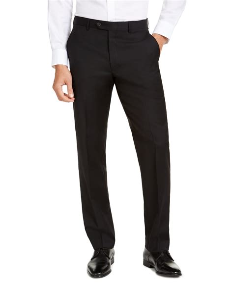 michael kors men's modern-fit airsoft stretch suit pants|Michael Kors wool pants.